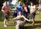 David, Victoria & kids during a Waitangi Maori experience