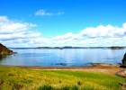 Marsden Cross beach in the Bay of Islands.