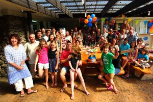 2016 birthday celebrations at Hone Heke Lodge budget accommodation Kerikeri