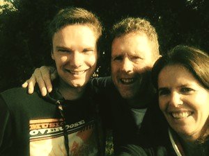 Berend, our longest staying guest at Hone Heke Lodge budget accommodation Kerikeri, heading off on his next adventure.